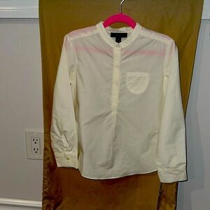 Victoria Beckham for target S long sleeve white shirt nwt with beautiful details